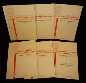 Bulletin de la Société Géologique de France : Compte rendu sommaire des séances, Fascicules 1, 2, 4, 5 et 6, 1978, et Catalogue des publications 1978  (6 volumes)