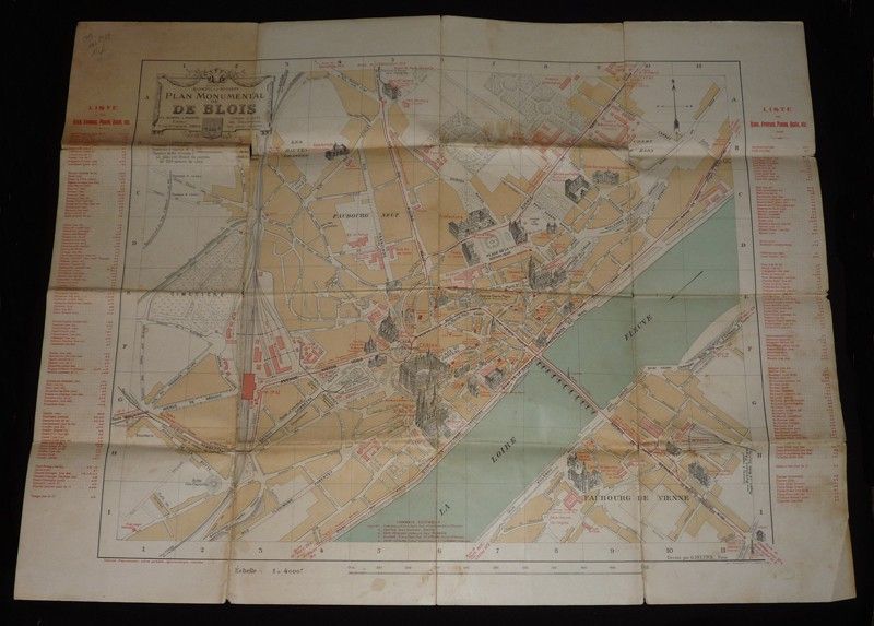 Plan monumental de Blois