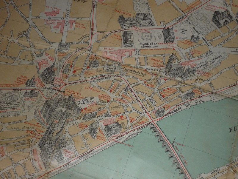 Plan monumental de Blois