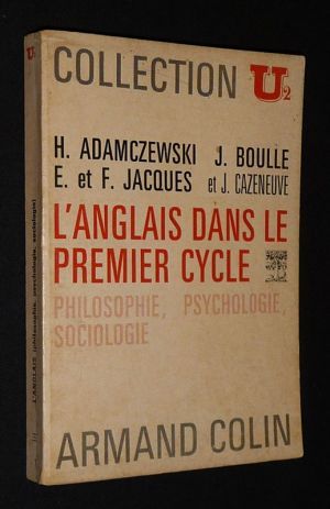 L'Anglais dans le premier cycle : Philosophie, psychologie et sociologie
