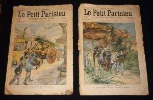 Le Petit Parisien, supplément littéraire illustré, n°692 (11 mai 1902) et n°697 (15 juin 1902)