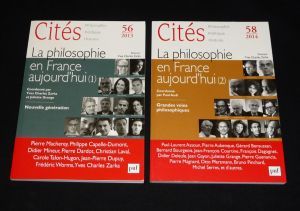 Cités (n°56 et n°58, 2013 et 2014) : La Philosophie en France aujourd'hui (1 et 2)