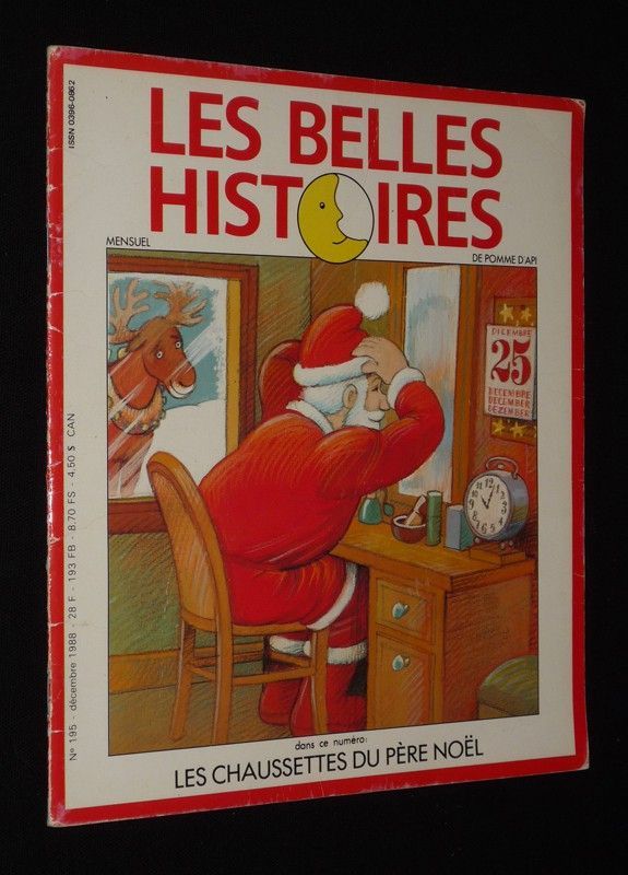 Les Belles Histoires de Pomme d'Api (n°195, décembre 1988) : Les Chaussettes du Père Noël