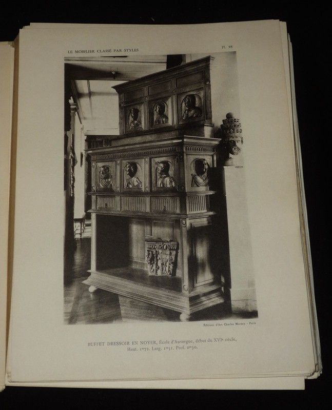 Le Mobilier classé par styles au Musée des Arts décoratifs et au Musée N. de Camondo, 1e et 2e séries (2 volumes)