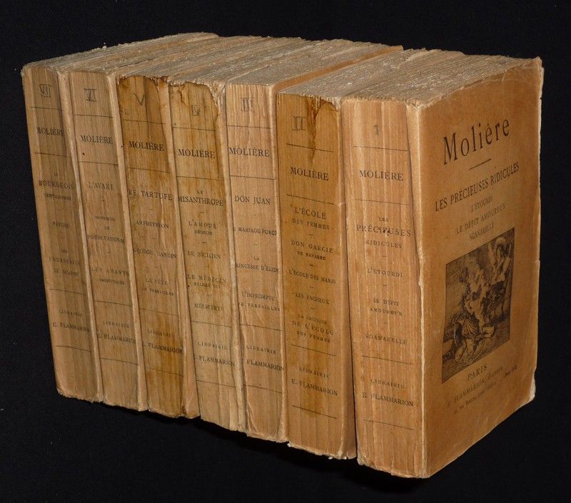 Oeuvres complètes de Molière (7 tomes sur 8)