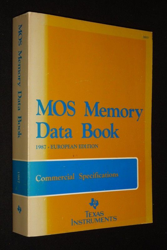 MOS Memory Data Book: 1987 - European Edition