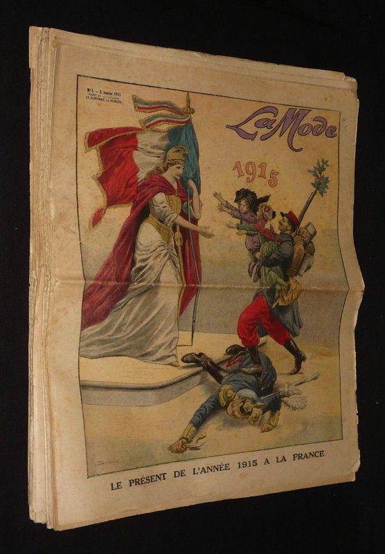 La Mode - Lot de 21 numéros, janvier-juillet 1915
