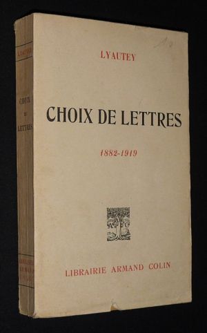 Choix de lettres, 1882-1919