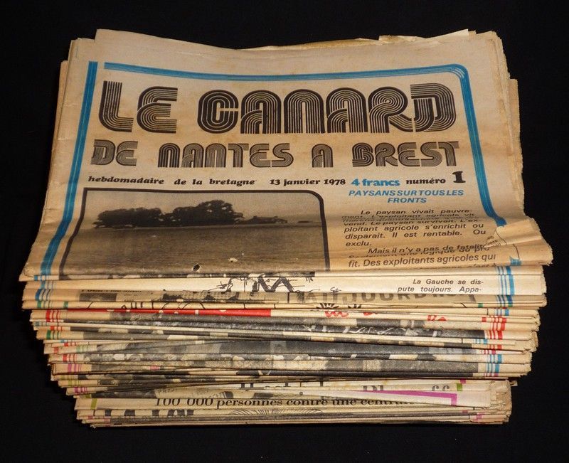 Le Canard de Nantes à Brest (1978-1982) - Bretagne Actuelle (n°1 à 10)