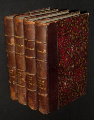 Histoire du règne de Guillaume III pour faire suite à l'histoire de la Révolution de 1688 (4 volumes)