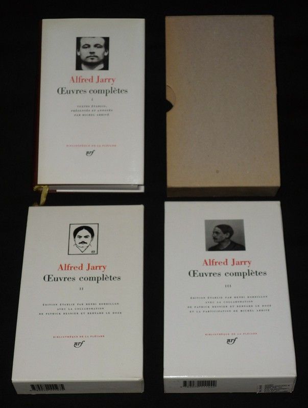 Oeuvres complètes d'Alfred Jarry, Tomes 1 à 3 (Bibliothèque de la Pléiade)