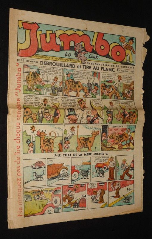 Jumbo (IIIe année - n°43, 23 octobre 1937)