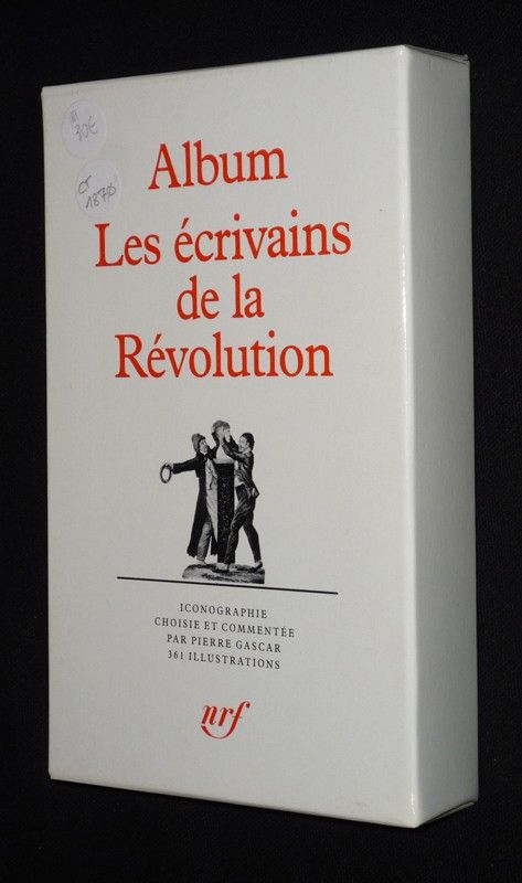 Album Les Ecrivains de la Révolution (Bibliothèque de la Pléiade)