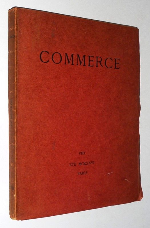Commerce (Cahier VIII, été 1926)