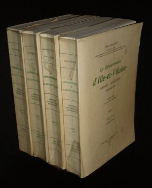 Le Département d'Ille-et-Vilaine : Histoire - Archéologie - Monuments (4 tomes)