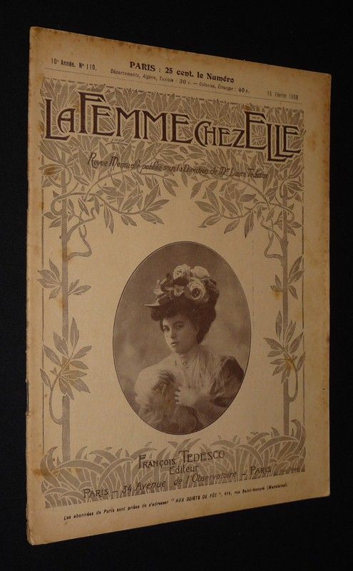 La Femme chez elle (10e année - n°110, 15 février 1908)