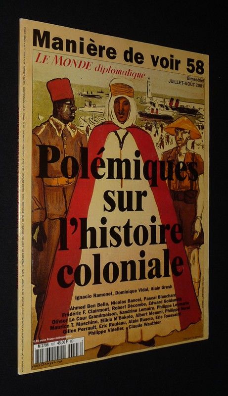 Manière de voir - Le Monde diplomatique (n°58, juillet-août 2001) : Polémiques sur l'histoire coloniale