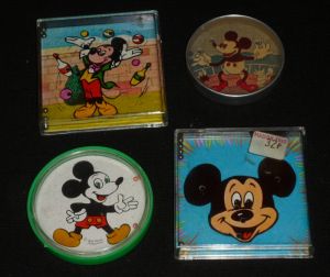 Lot de 4 jeux d'adresse à billes "Mickey"