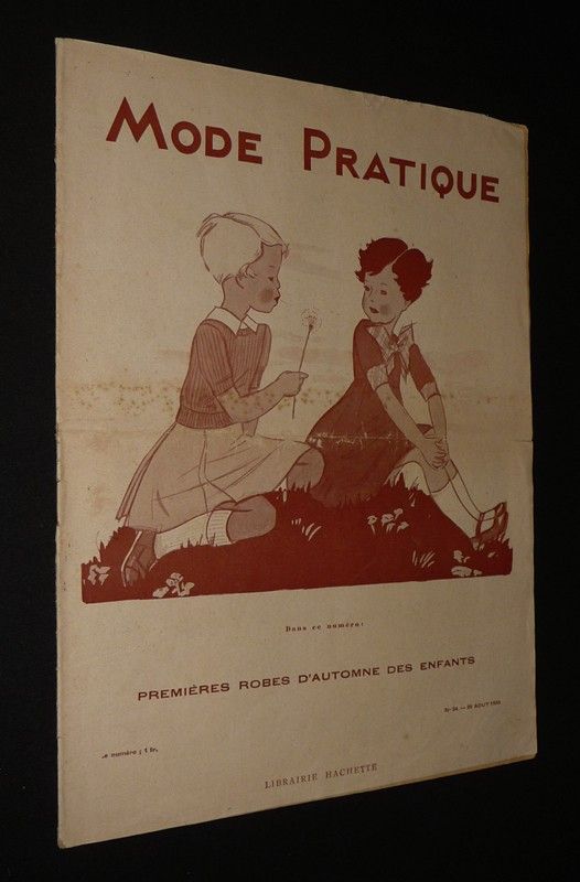 Mode pratique (n°34, 25 août 1934) : Premières robes d'automne des enfants