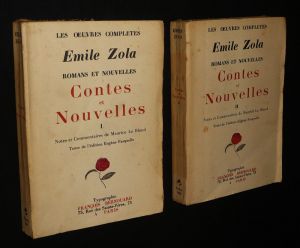 Les Oeuvres complètes d'Emile Zola : Contes et nouvelles, Tomes 1 et 2 (2 Volumes)