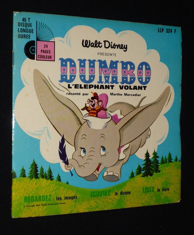 Dumbo, l'éléphant volant (vinyle 45T)