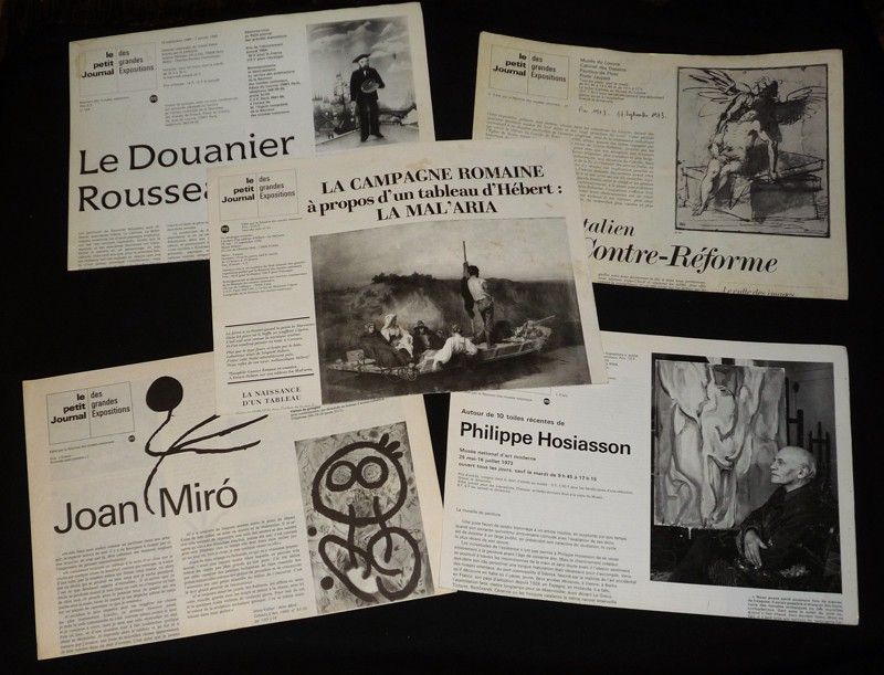 Le Petit Journal des grandes Expositions (lot de 21 numéros, 1970-2006)