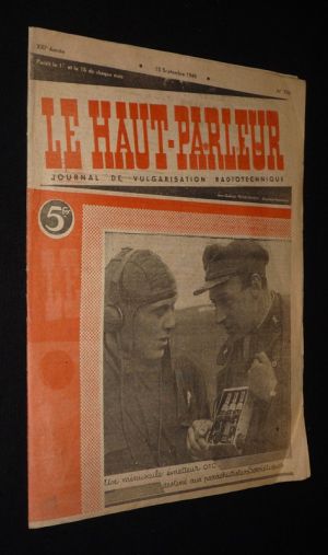 Le Haut-Parleur, journal de vulgarisation radiotechnique (XXIe année - n°750, 15 septembre 1945)