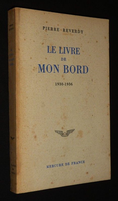 Le Livre de mon bord, 1930-1936