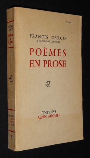 Poèmes en prose