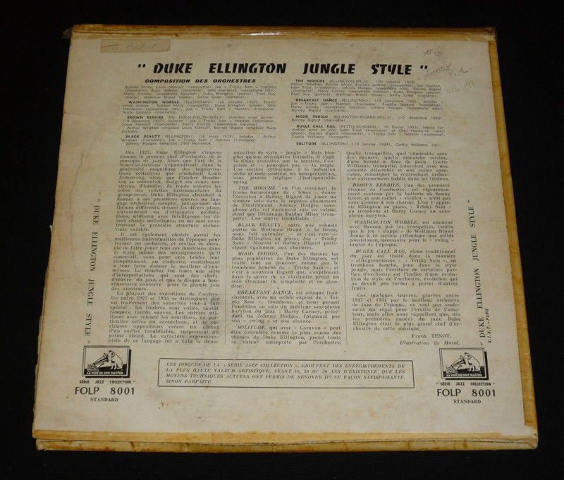 Duke Ellington - Jungle Style (disque vinyle 33T)