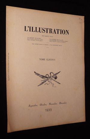 L'Illustration : Table des matières du tome CLXXXVI (du 1er septembre au 31 décembre 1933)