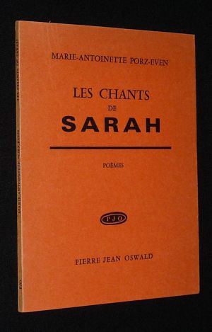 Les Chants de Sarah : Poèmes