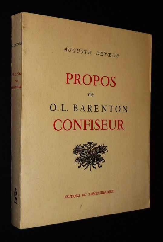 Propos de O. L. Barenton, confiseur