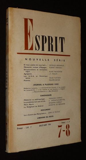 Esprit (nouvelle série - n°7-8, juillet-août 1966)