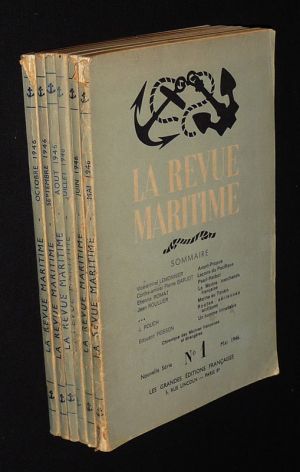 La Revue Maritime (nouvelle série, n°1 à 6, mai - octobre 1946)