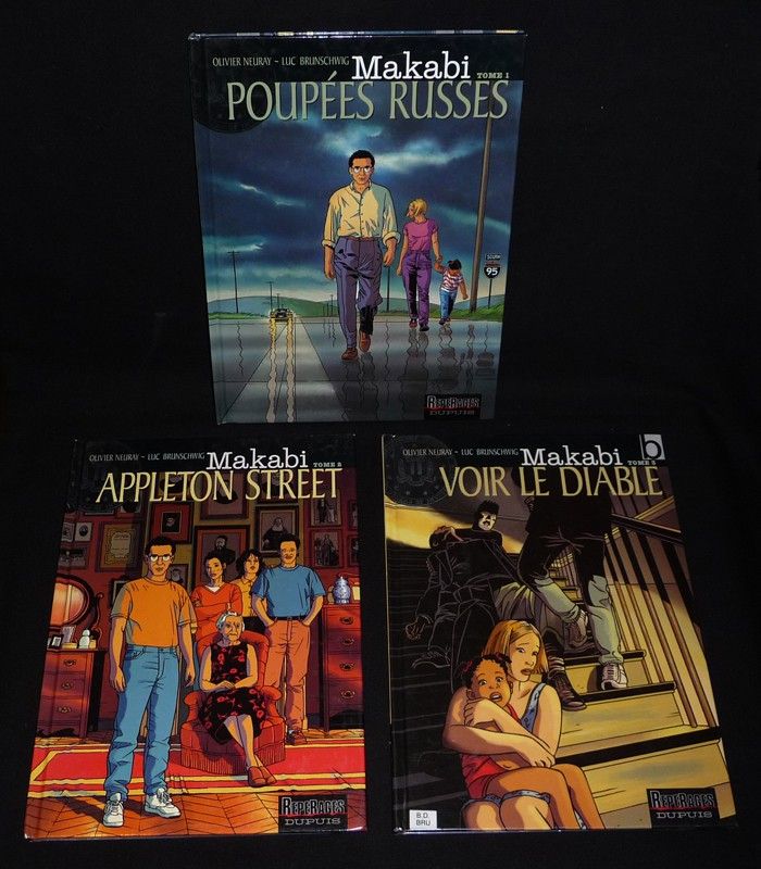 Makabi (3 volumes) T1 : Poupées russes - T2 : Appleton Street - T3 : Voir le diable