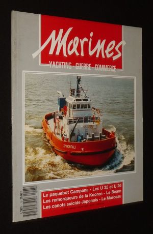 Marines : Yachting - Guerre - Commerce (n°5, janvier-février 1990) : Le paquebot Campana - Les U 25 et U 26 - Les remorqueurs de Koreen - Le Béarn