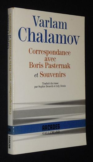 Correspondance avec Boris Pasternak et Souvenirs