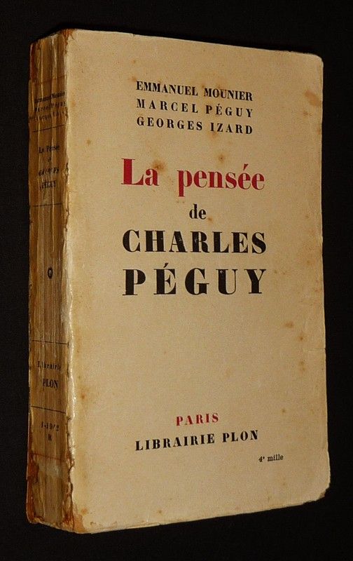 La Pensée de Charles Péguy