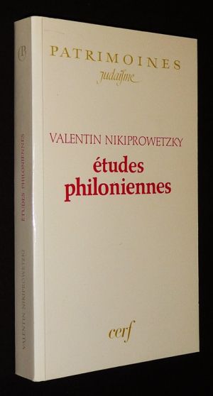 Etudes philoniennes