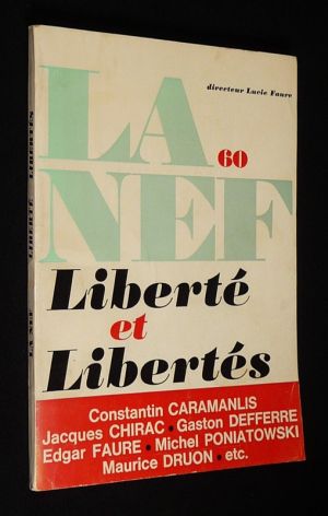 La Nef (n°60, avril-mai-juin 1976) : Liberté et libertés