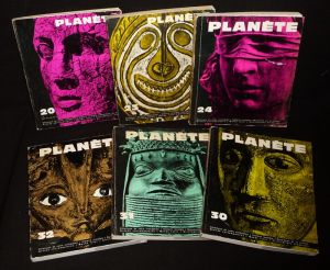 Planète (lot de 6 numéros du n°20 de janvier-février 1965 au n°32 de janvier-février 1967)