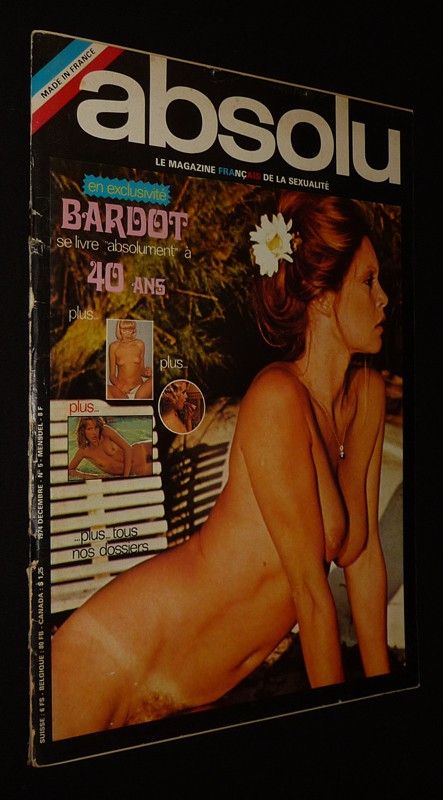 Absolu (n°5, décembre 1974) : Bardot se livre 