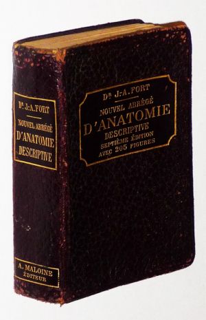 Nouvel abrégé d'anatomie descriptive (Résumé de la 6e édition de mon "Traité d'anatomie" en 3 volumes)