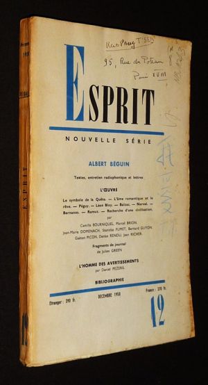 Esprit (n°12, décembre 1958)
