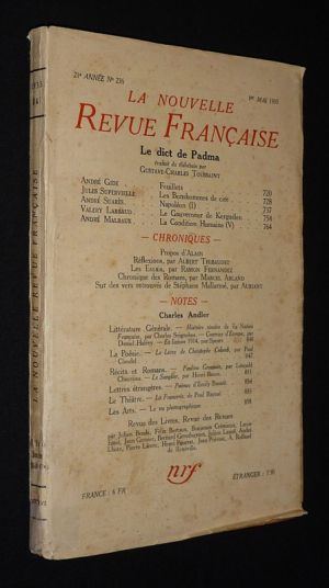 La Nouvelle Revue Française (21e année - n°236, 1er mai 1933)