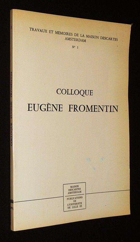 Colloque : Eugène Fromentin