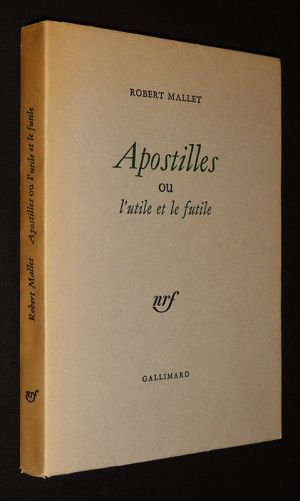 Apostilles ou L'Utile et le futile