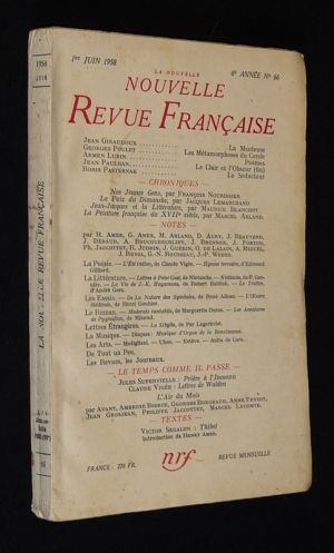 La Nouvelle Nouvelle Revue Française (6e année - n°66, 1er juin 1958)