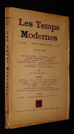 Les Temps modernes (n°28, janvier 1948)